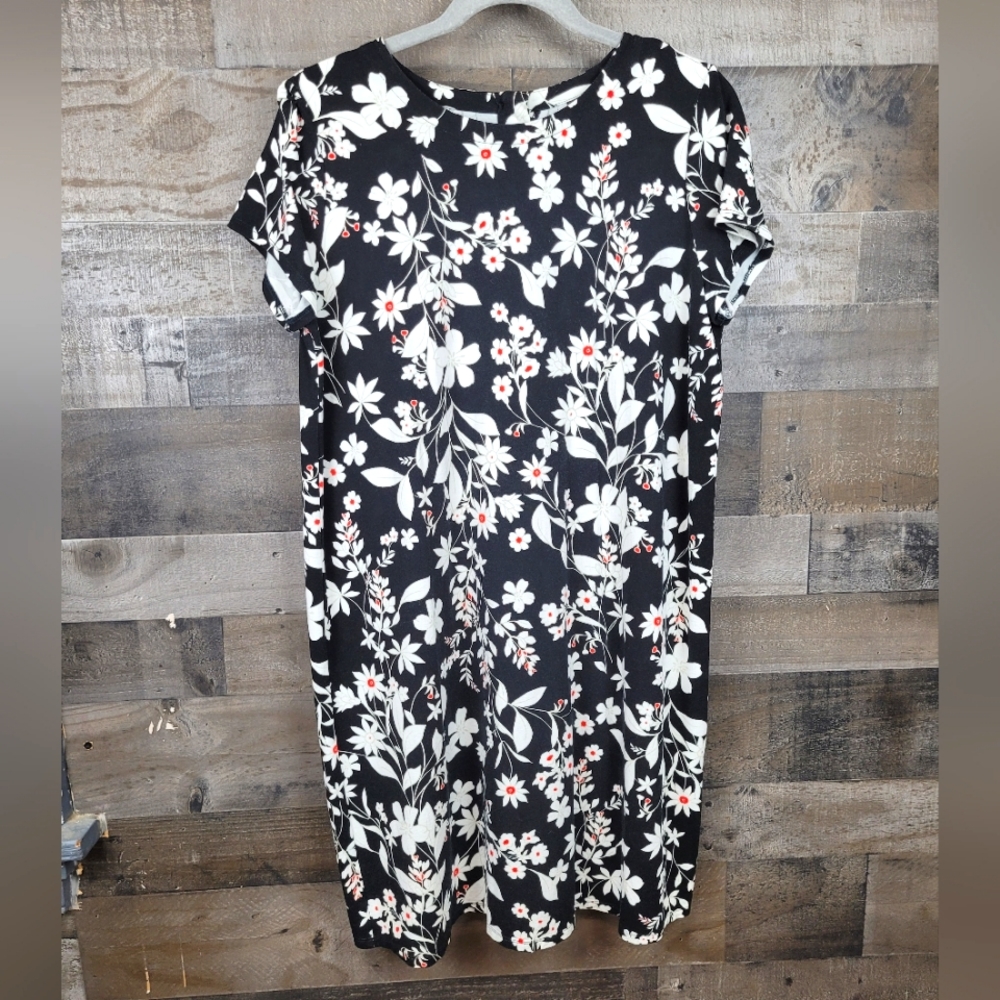J.Jill Wearever Floral Print Dress